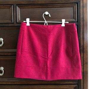 J.crew boiled wool mini skirt size 6